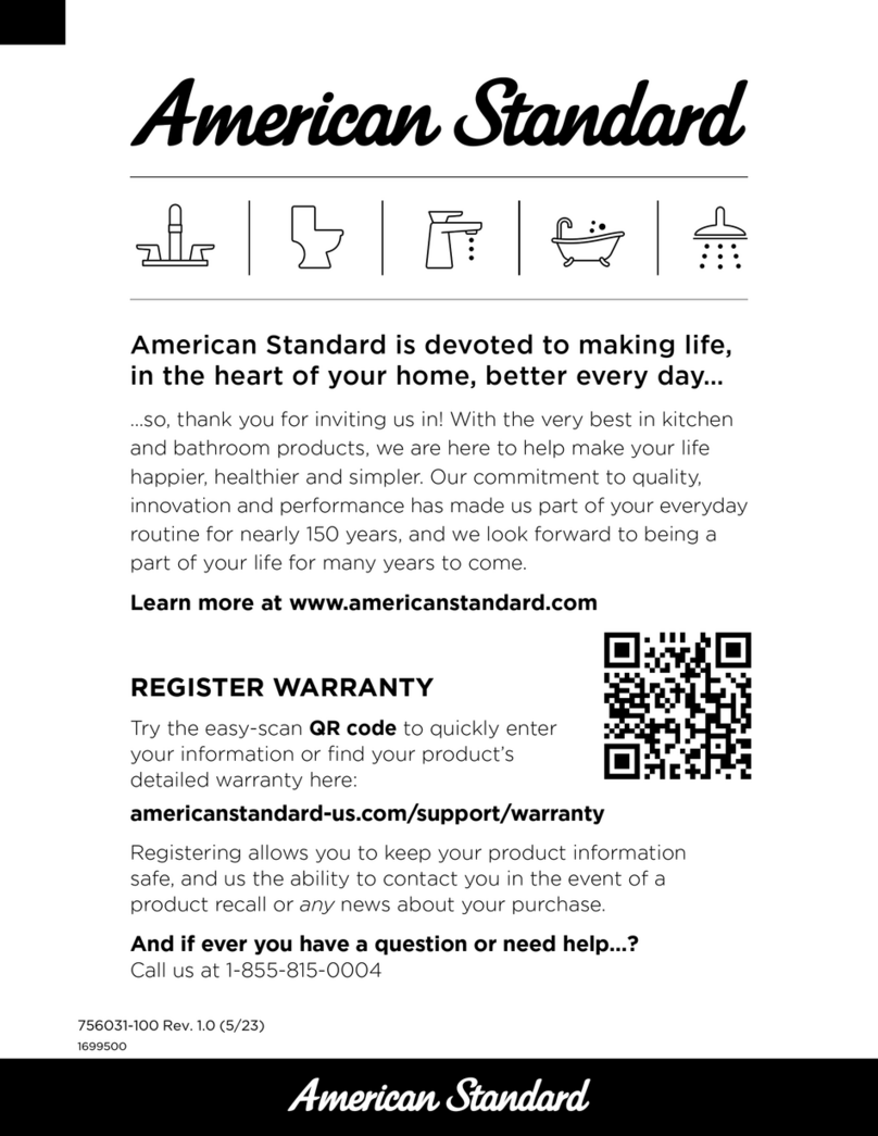 American Standard Mainstream 2949LC manual American Standard Mainstream 2949LC manual