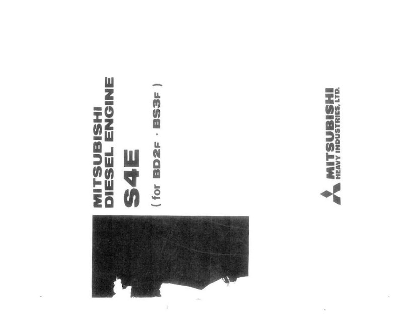 Mitsubishi S4E User manual