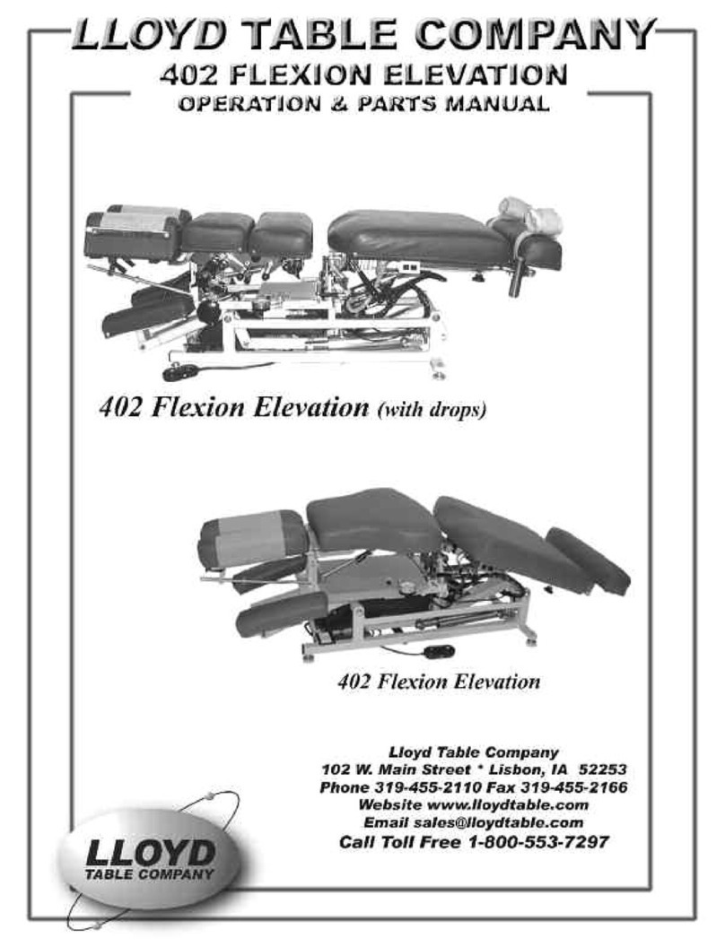 Lloyd 402 Flexion Elevation Operations & parts manual