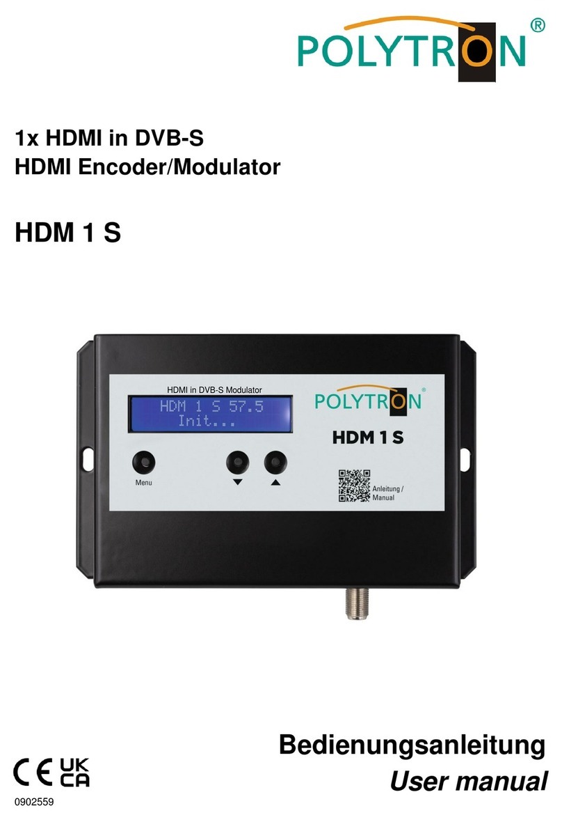 Polytron HDM 1 S User manual