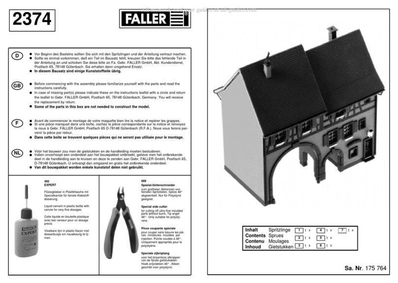 Faller 2374 User manual