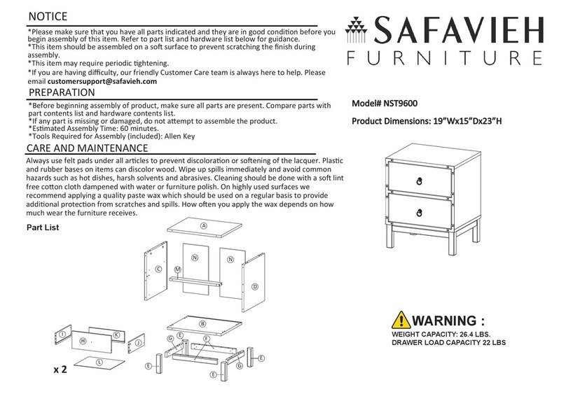 Safavieh Galio NST9600 User manual