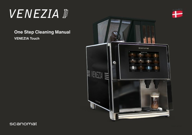 Scanomat VENEZIA Touch User manual