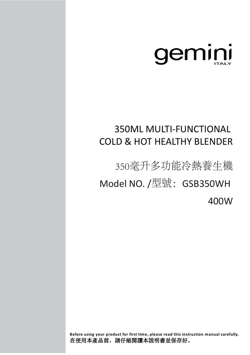 Gemini GSB350WH manual