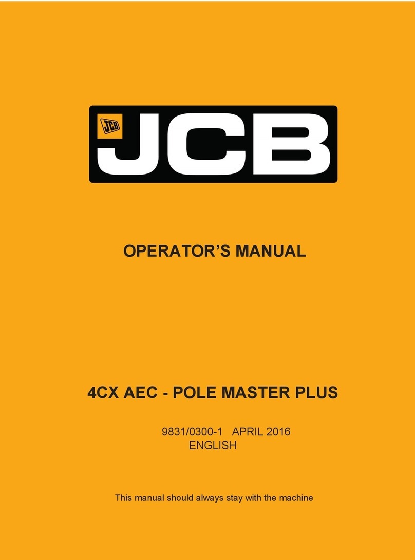 jcb 4CX AEC - POLE MASTER PLUS User manual