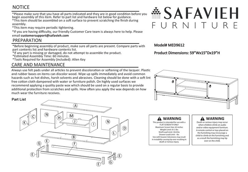 Safavieh Galio MED9612 manual