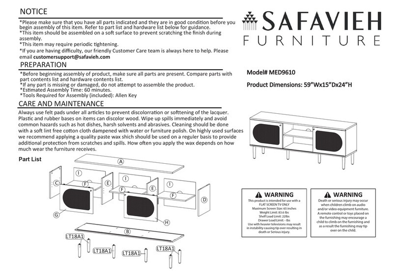 Safavieh Claude MED9610 manual