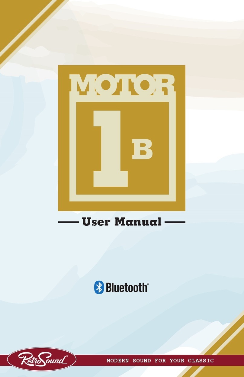RetroSound MOTOR 1B User manual RetroSound MOTOR 1B User manual