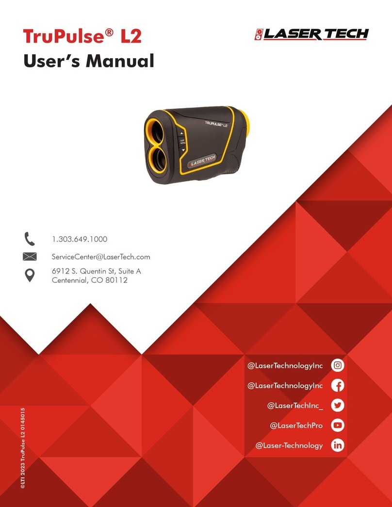 Laser Technology TruPulse L2 User manual Laser Technology TruPulse L2 User manual