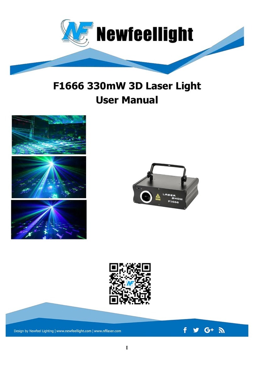 Newfeellight F1666 user manual
