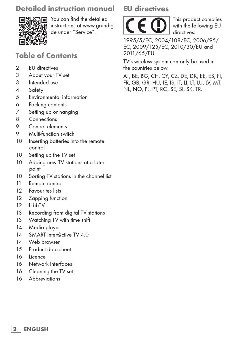Grundig Atlanta 48 CLX 8586 SP User manual