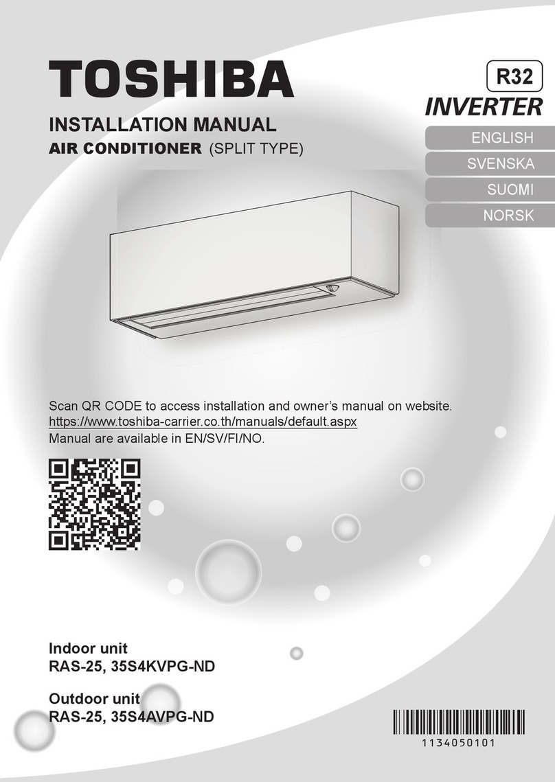Toshiba RAS-25S4KVPG-ND User manual