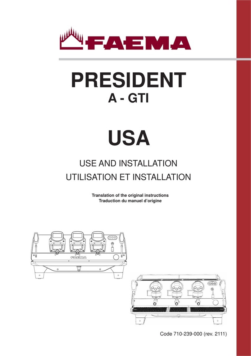 Faema President GTi Use and installation