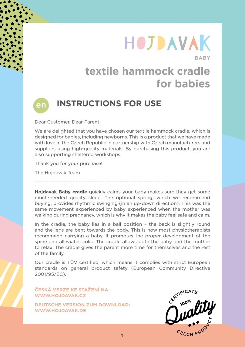 HOJDAVAK BABY Instructions for use