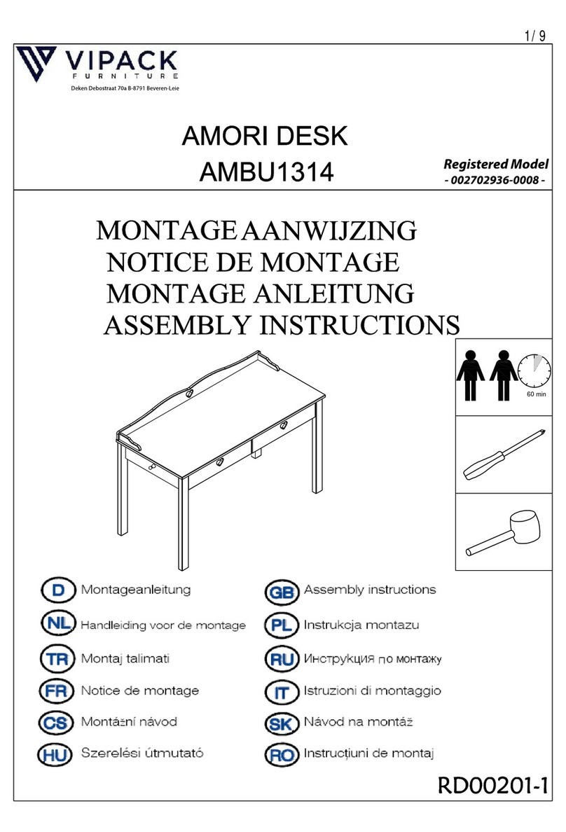 VIPACK AMORI AMBU1314 Assembly instructions
