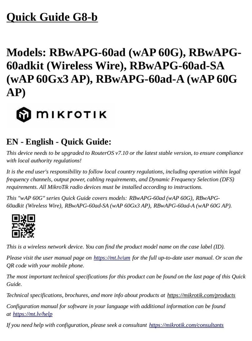 MikroTik RBwAPG-60ad User manual