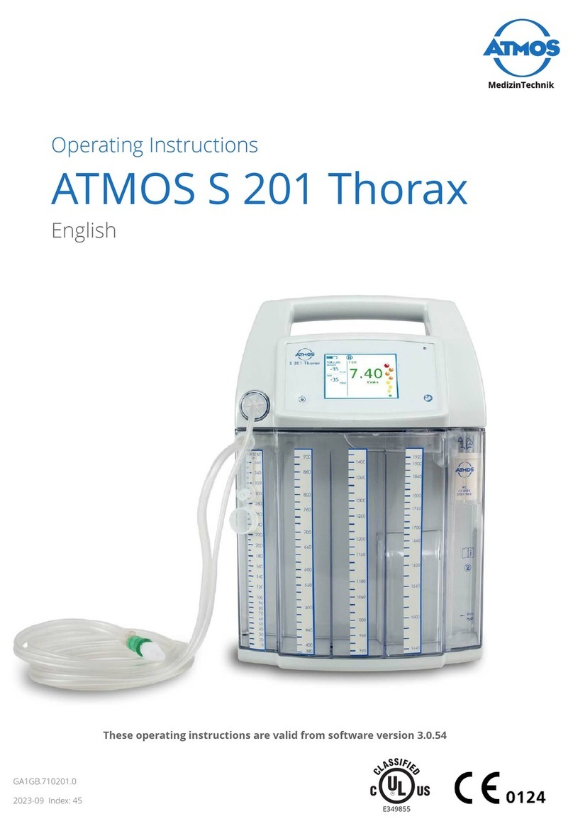 Atmos S 201 Thorax operating instructions