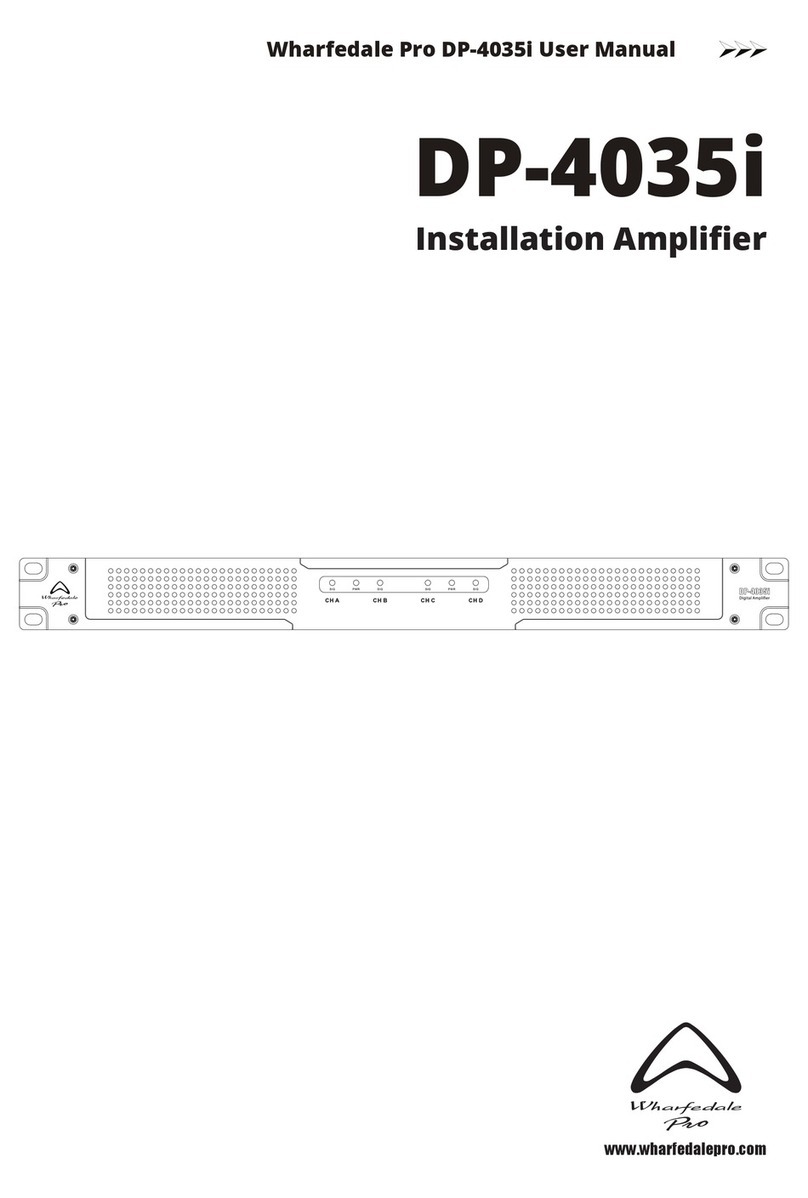 Wharfedale Pro DP-4035i User manual