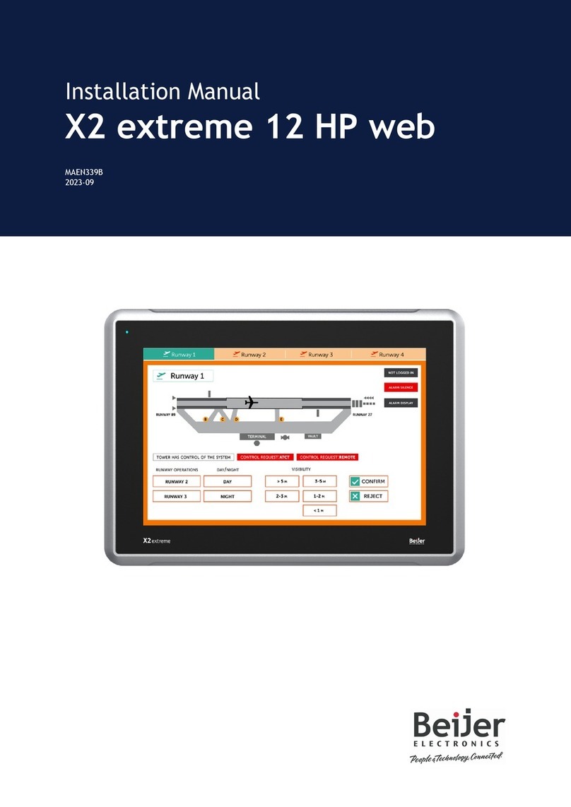 BeiJer X2 extreme 12 HP web User manual