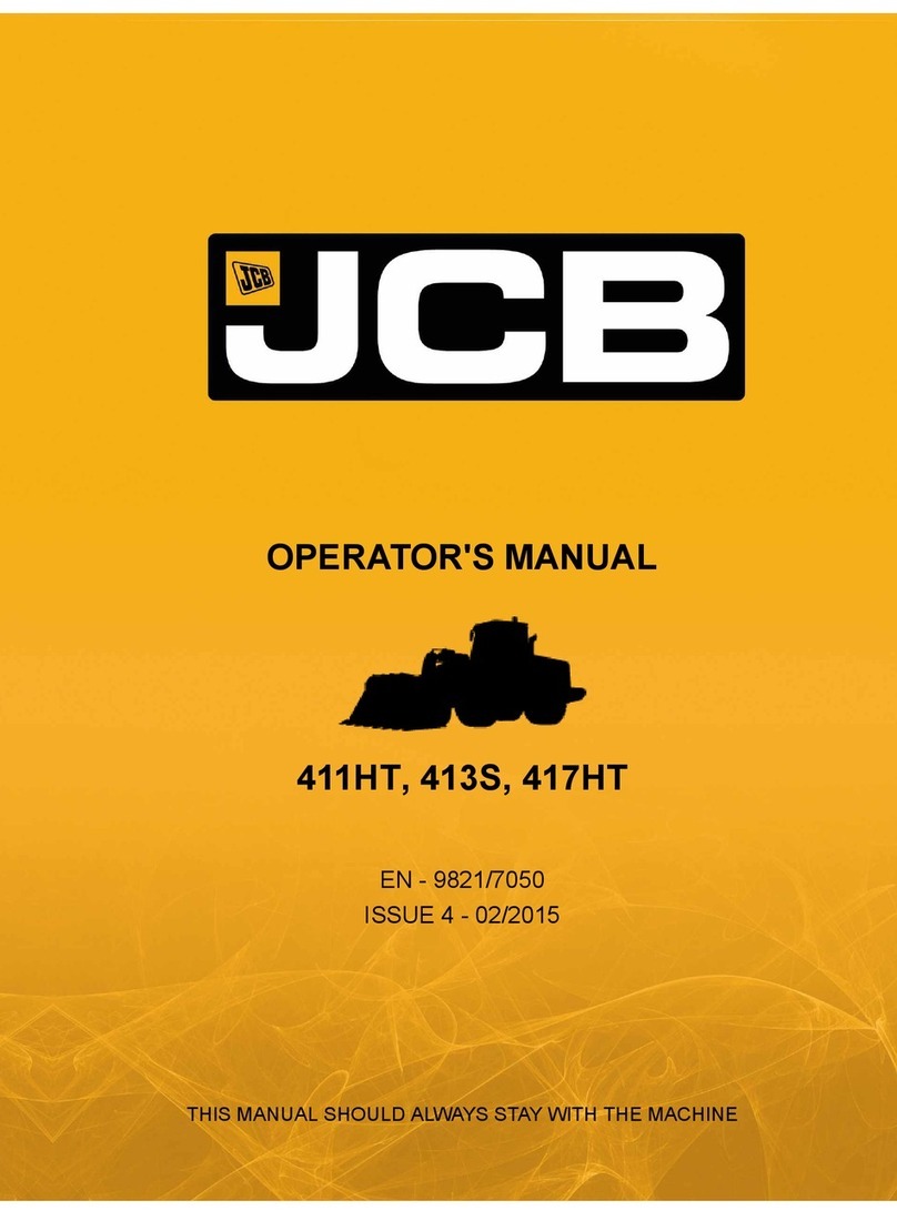 jcb 411HT Operator's manual
