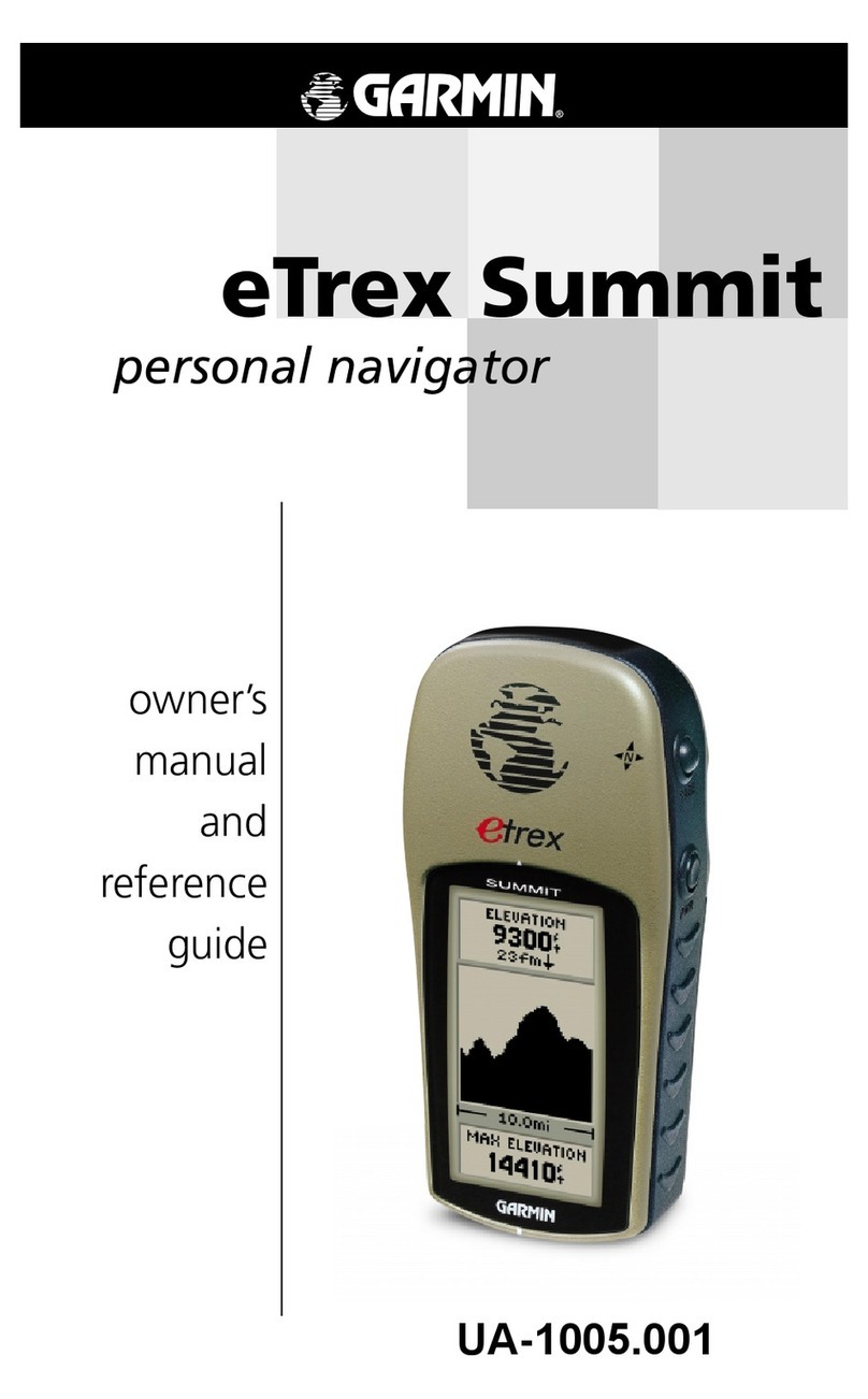 Garmin eTrex Summit User manual