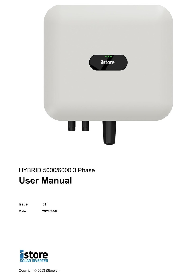 Istore HYBRID 5000/6000 3 Phase user manual Istore HYBRID 5000/6000 3 Phase user manual