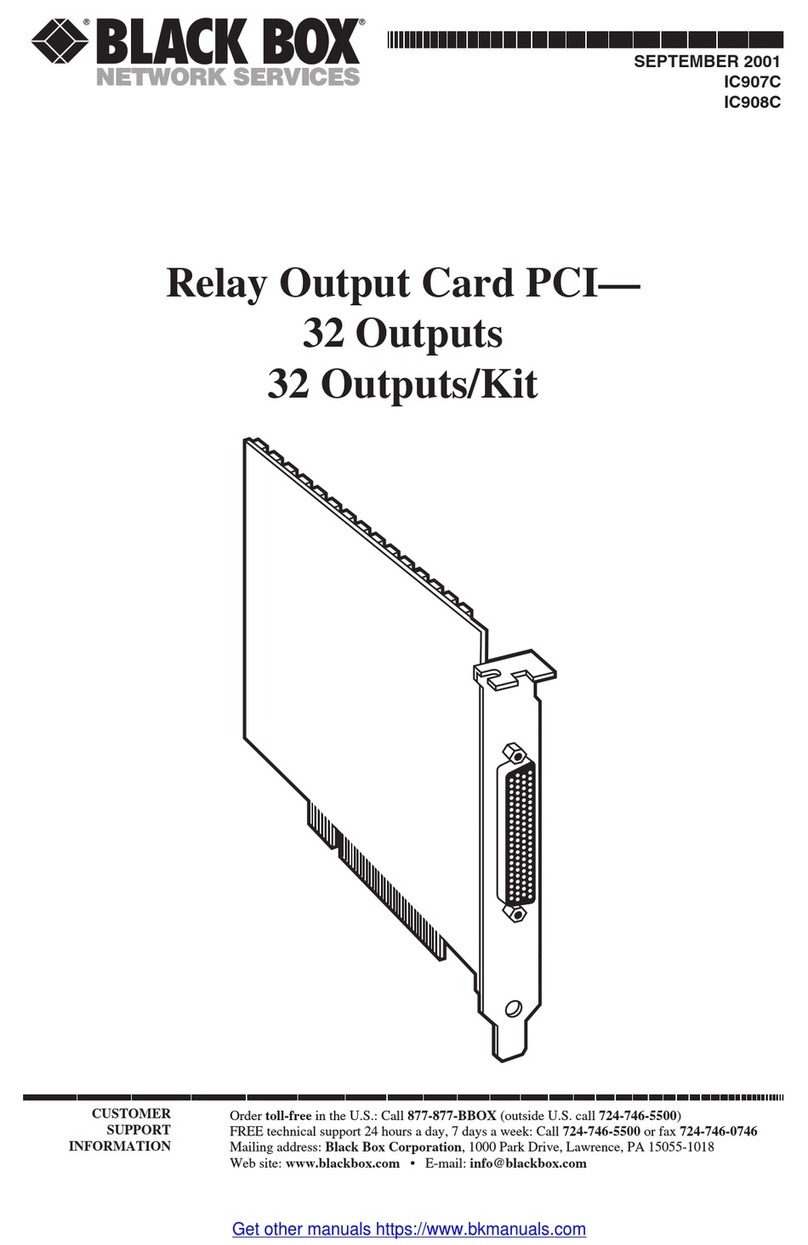 Black Box IC907C manual