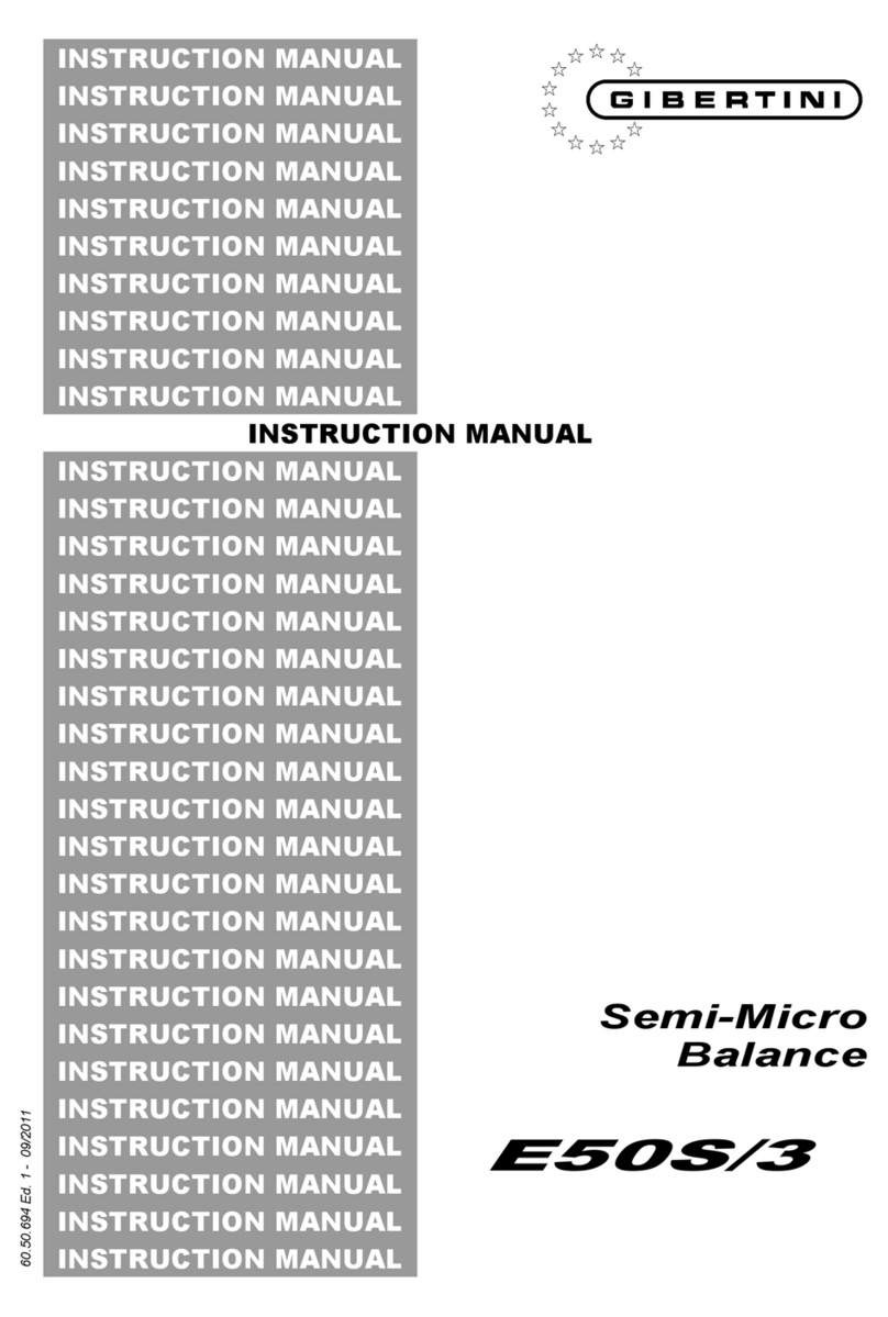 Gibertini E50S/3 instruction manual