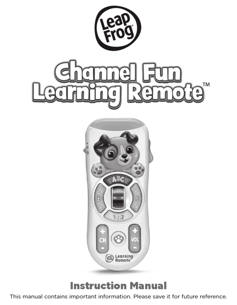 LeapFrog Channel Fun Learning Remote User manual LeapFrog Channel Fun Learning Remote User manual