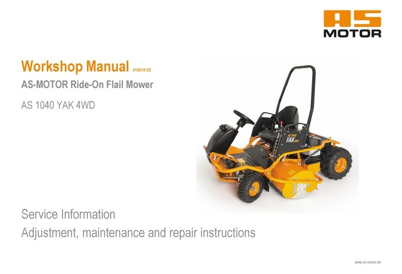 AS MOTOR AS 1040 YAK 4WD Adjustment & Maintenance Manual AS MOTOR AS 1040 YAK 4WD Adjustment & Maintenance Manual