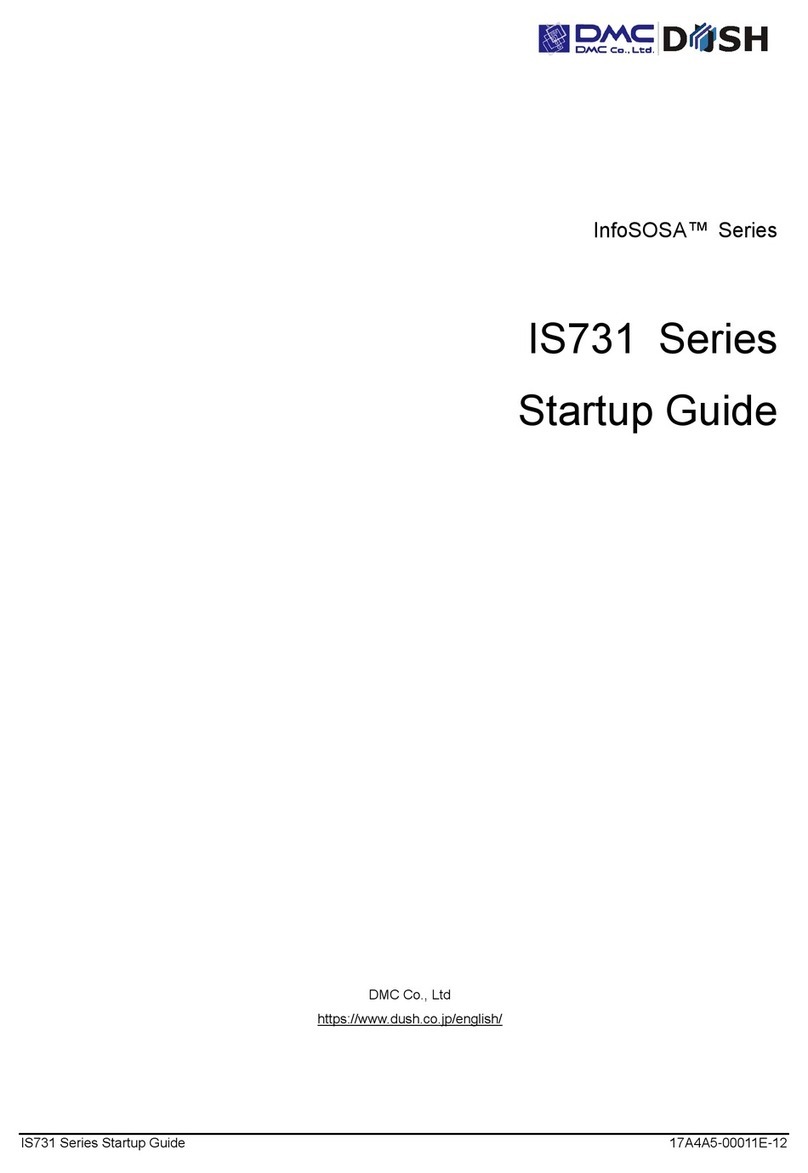 DMC InfoSOSA IS731 Series User guide