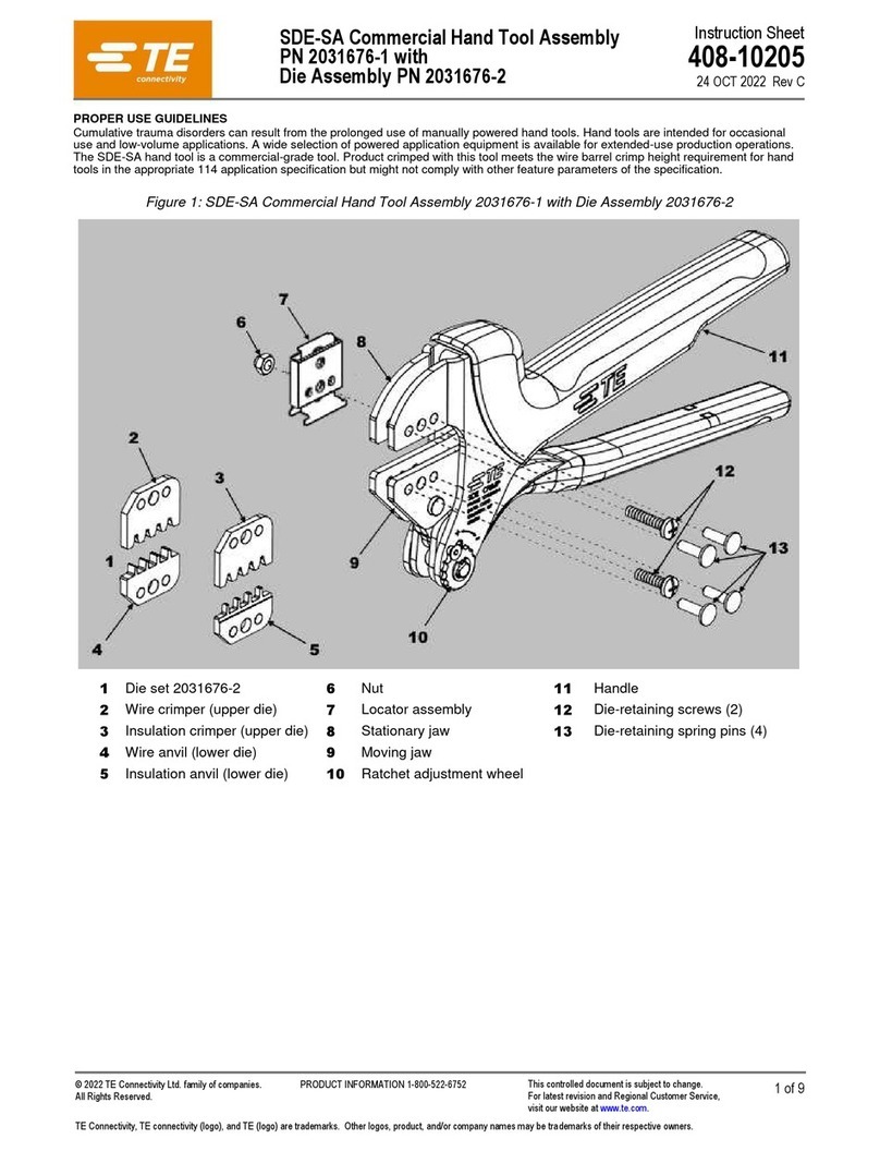 TE Connectivity 2031676-1 Assembly instructions