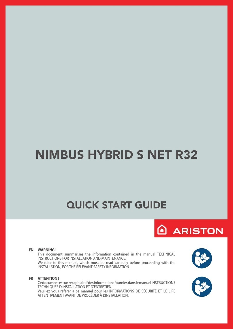 Ariston NIMBUS HYBRID S NET R32 User manual