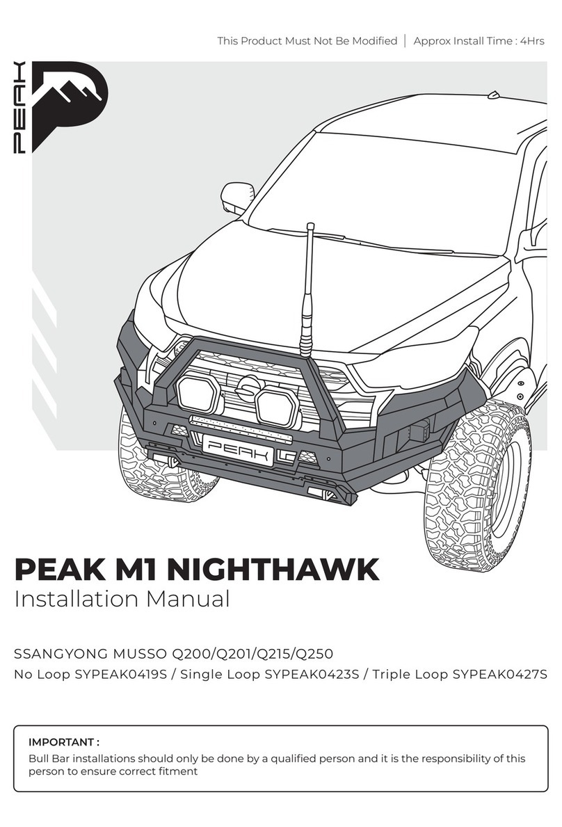 Perk PEAK M1 NIGHTHAWK installation manual