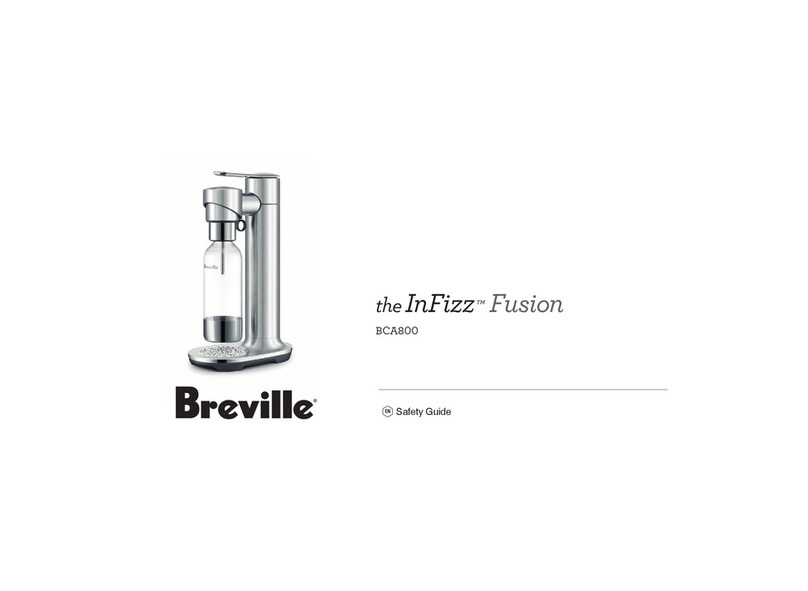 Breville InFizz Fusion BCA800 Safety guide