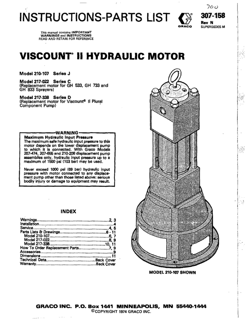Graco SERIES J Instructions-parts list
