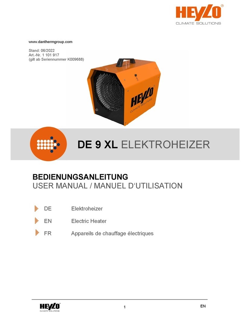 Heylo DE 9 XL user manual