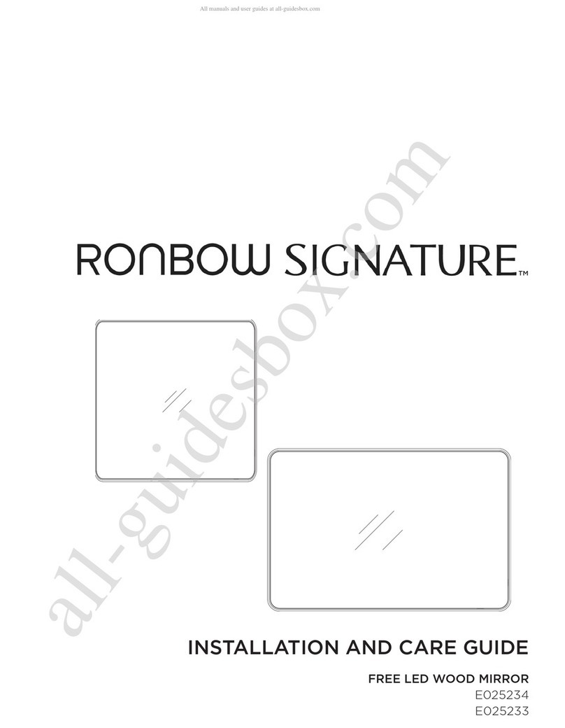 Ronbow E025234 E025233 Assembly instructions