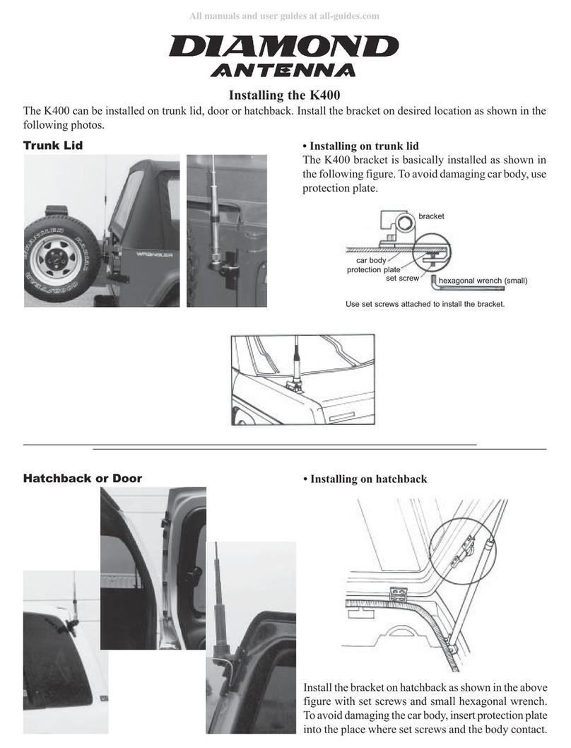 Diamond K400 User manual