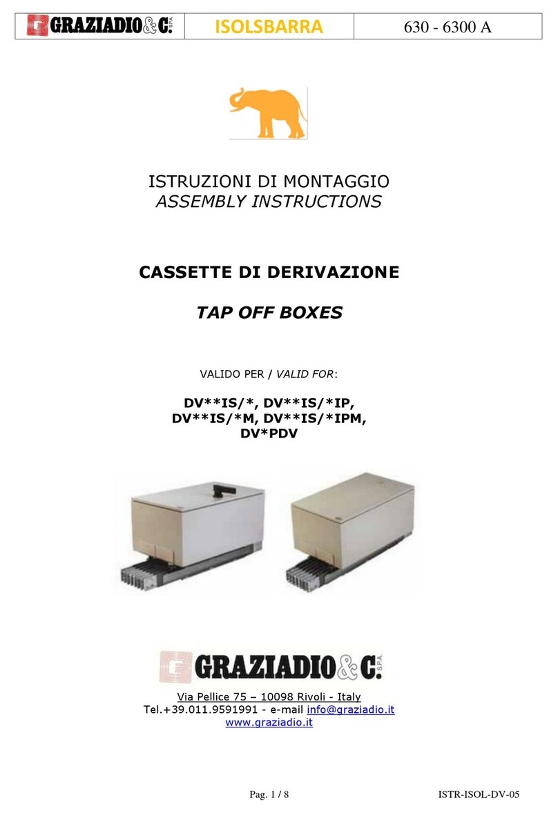 Graziadio & C. DV IS/ Series User manual
