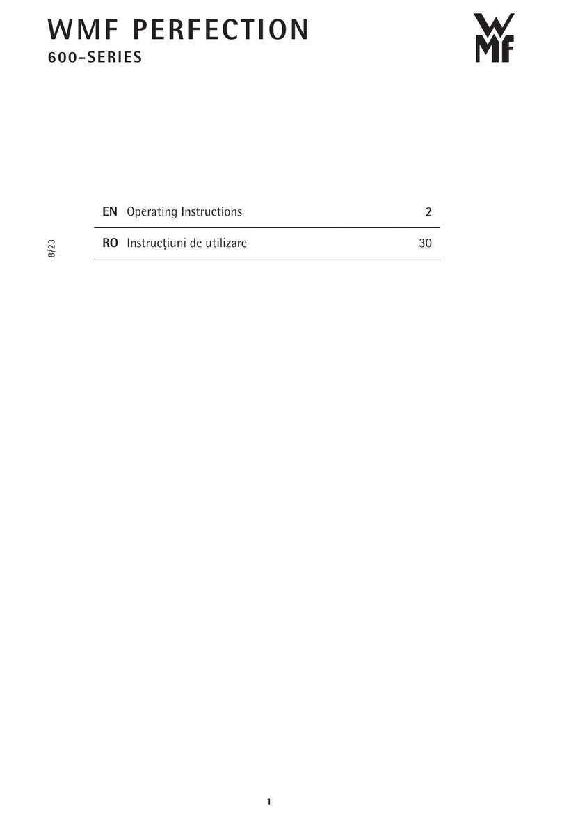 WMF PERFECTION 600 Series User manual