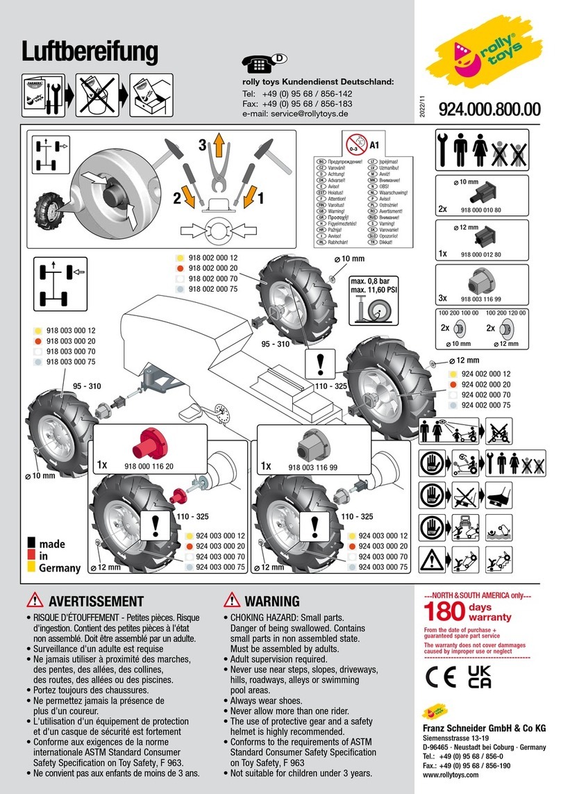 Rolly Toys 924.000.800.00 manual Rolly Toys 924.000.800.00 manual