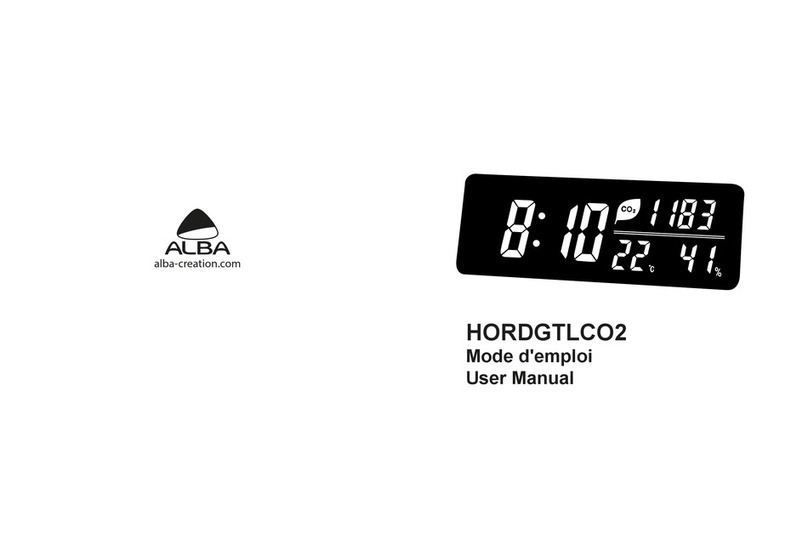 Alba HORDGTLCO2 user manual