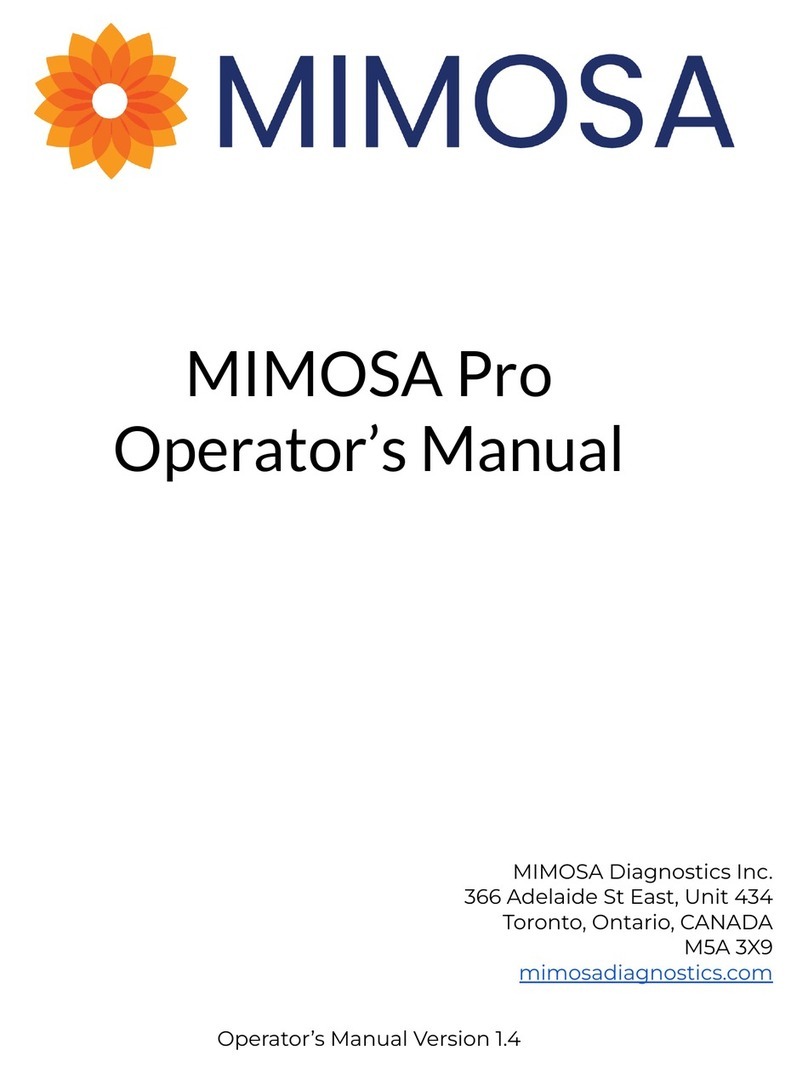Mimosa Pro Operator's manual