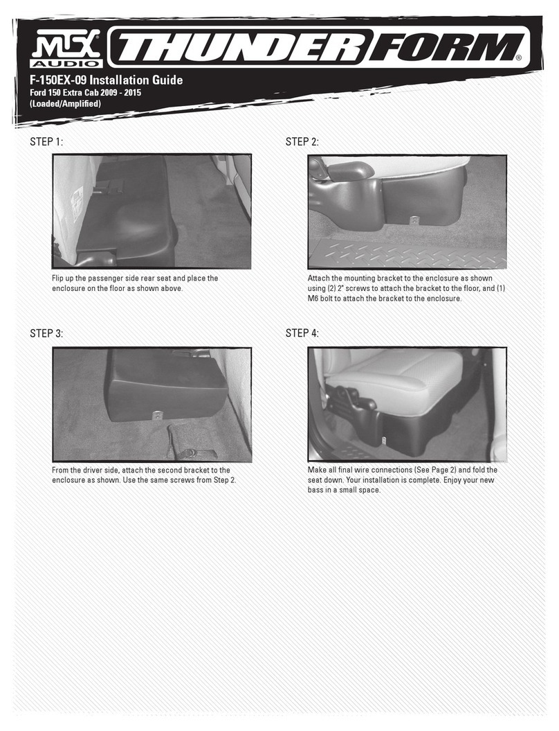 MTX THUNDERFORM F-150EX-09 User manual