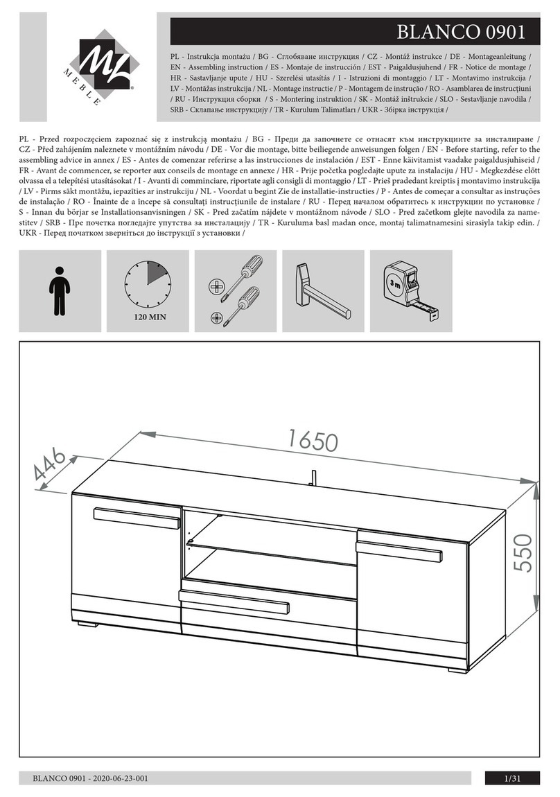 mlmeble BLANCO 0901 User manual