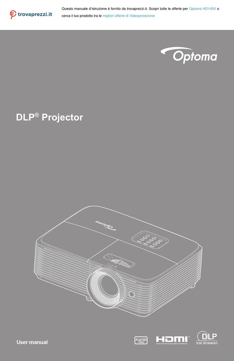 Optoma HD145X User manual