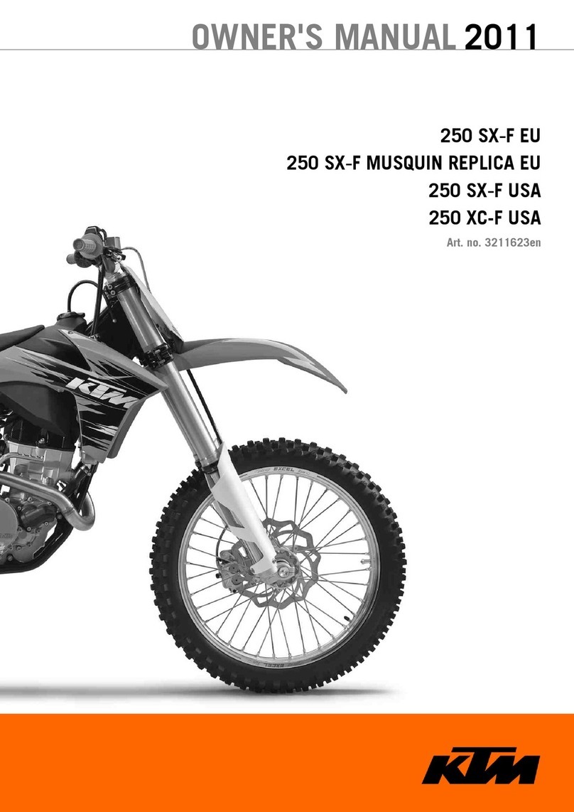 KTM 250 SX-F EU 2011 User manual