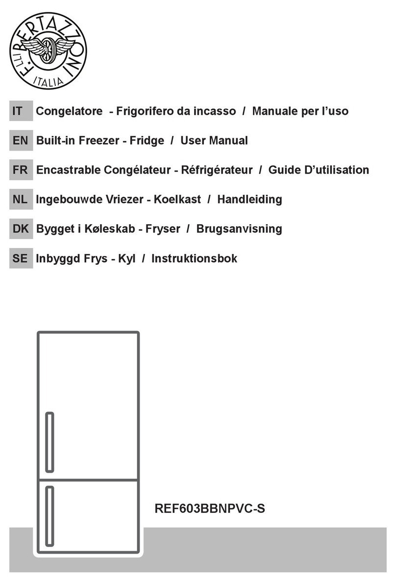 Bertazzoni REF603BBNPVC-S user manual