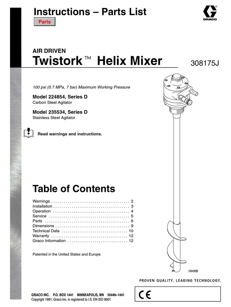 Graco Twistork 235534 Instructions-parts list